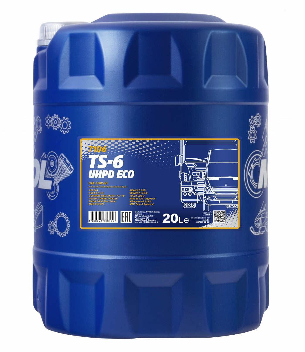 Mannol 10W-40 TS-6 UHPD ECO