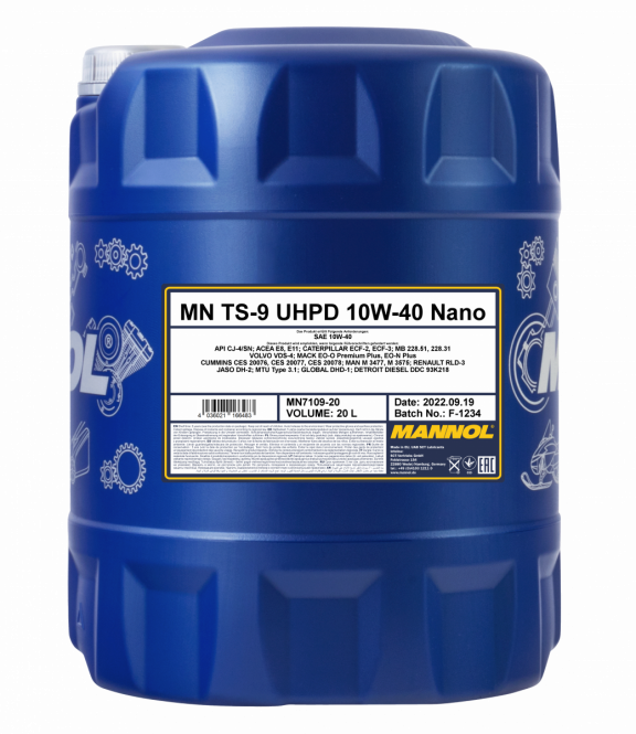 MANNOL TS-9 UHPD 10W-40 Nano 7109