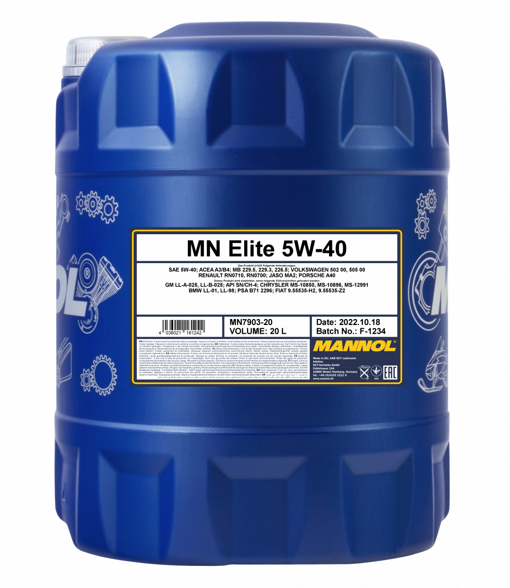 MANNOL Elite 5w40, 1 stk